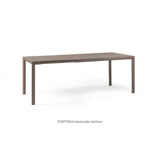 Nardi Tevere laminate 147 extending dining table - tortora