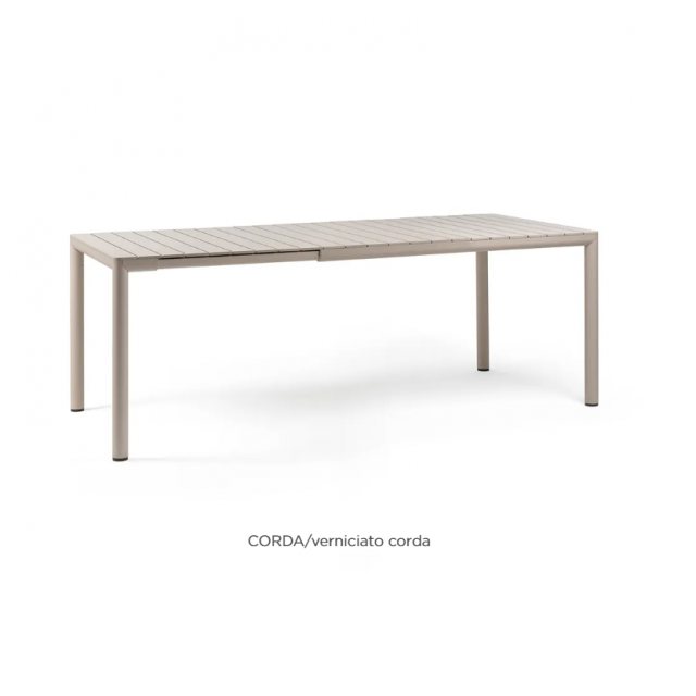Nardi Tevere laminate 147 extending dining table - corda