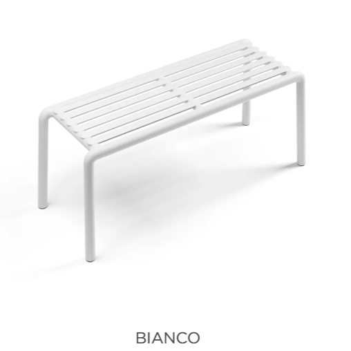 Nardi Doga bench - bianco