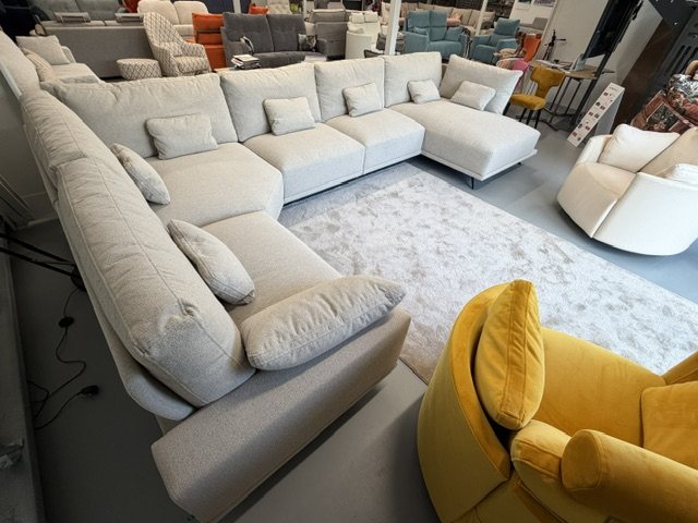Fama Oasis large corner sofa featuring removable fabric covers