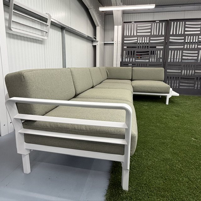 Nardi Maximo 5-seater garden corner sofa with premium cushions