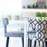 Patterned dining chair