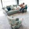 Fama Pacific curved sofa