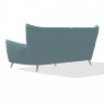 Contemporary winged back sofa