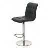 Bontempi black adjustable Kuga barstool