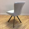 Fabric swivel dining chair