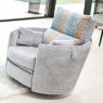 Electric swivel recliner armchair