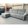 Clearance Italian 3 seater with chaise and power recline seat