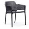 Nardi Net outdoor chairs (set of 6) anthracite