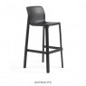 Nardi Net outdoor high stool (set of 6) anthracite