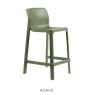 Nardi Net outdoor low stool agave