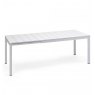 Nardi Rio outdoor extending dining table 140-210cm white