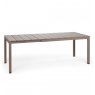 Nardi Rio outdoor extending dining table 140-210cm taupe
