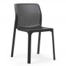 Nardi Bit outdoor chairs (set of 6) anthracite