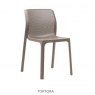 Nardi Bit outdoor dining chair in Tortora