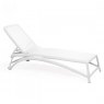 Nardi Atlantico outdoor sun lounger white