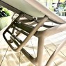 Nardi atlantico sun lounger headrest support adjustment