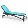 Nardi Atlantico lounger in antracite/celeste