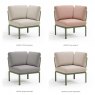 Nardi Komodo corner outdoor seat module Agave