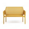 Nardi Net outdoor bench mustard