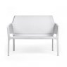 Nardi Net outdoor bench white