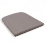 Nardi Net outdoor dining chair seat pad taupe