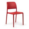 Nardi Bora outdoor dining chairs red