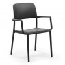 Nardi Riva outdoor dining chairs with arms anthracite