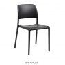 Nardi Riva outdoor dining chairs in antracite