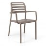 Nardi Costa outdoor dining chairs with arms taupe