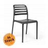 Nardi Costa outdoor dining chairs anthracite