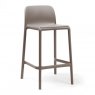 Nardi Faro outdoor low barstool taupe