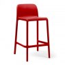 Nardi Faro outdoor low barstool red