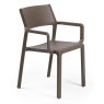 Nardi Trill outdoor dining armchair tobacco