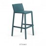 Nardi Trill outdoor high barstool in ottanio