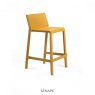 Nardi Trill outdoor low barstool in senape