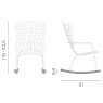 Nardi Outdoor Nardi Folio rocking outdoor chair