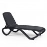 Nardi Omega outdoor sun lounger anthracite