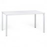 Nardi Cube 140 outdoor dining table white