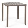 Nardi Cube 70 outdoor dining table taupe