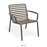 Nardi Doga Relax outdoor armchair in tabacco
