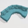 Fama Kalahari 4 seater round corner - MB1+R+H2