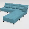 Fama Arianne Love Leather 4 seater corner 2A+C+2D 10cm feet