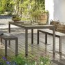 Nardi Rio alu outdoor fixed dining table 210cm taupe