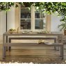 Nardi Rio alu outdoor fixed dining table 210cm anthracite