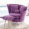 Fama Volta chair with footstool