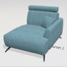 Fama Atlanta right arm chaise module GS2