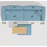 Fama Fama Klee sofa set 7 - 296x103cm