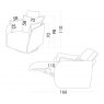 Fama Eva amchair dimensions