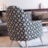 Compact accent chair